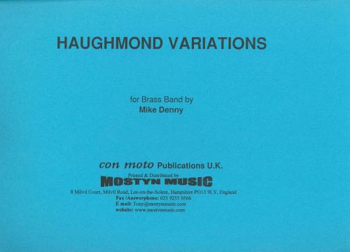 HAUGHMOND VARIATIONS, BRASS BAND - Score only