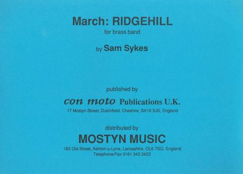 RIDGEHILL - Score only, Con Moto Brass