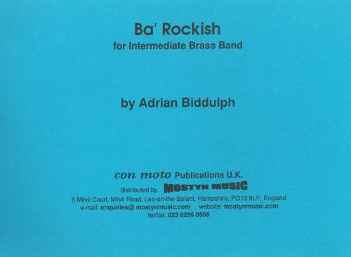 BA' ROCKISH - Parts & Score, Beginner/Youth Band, Con Moto Brass