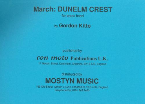 DUNELM CREST - Parts & Score, MARCHES, Con Moto Brass
