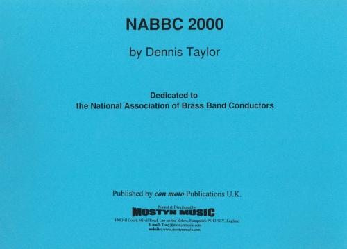 NABBC 2000 MARCH - Score only, Con Moto Brass