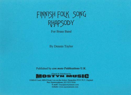 FINNISH FOLK SONG RHAPSODY - Parts & Score, LIGHT CONCERT MUSIC, Con Moto Brass