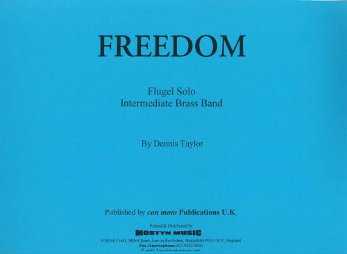 FREEDOM - Parts & Score, Beginner/Youth Band, Con Moto Brass