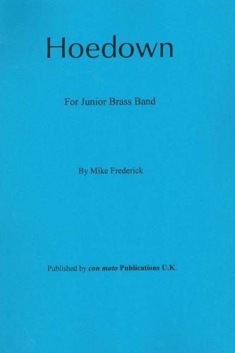 HOEDOWN - Score only, Beginner/Youth Band, Con Moto Brass