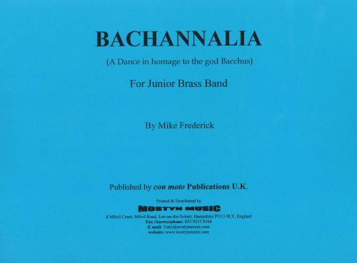 BACHANNALIA - Score only, Beginner/Youth Band, Con Moto Brass