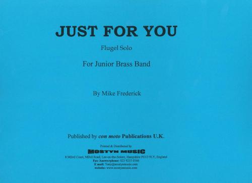 JUST FOR YOU - Score only, Beginner/Youth Band, Con Moto Brass