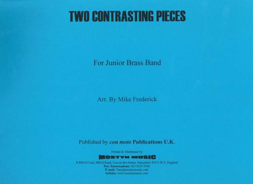 TWO CONTRASTING PIECES - Score only, Con Moto Brass