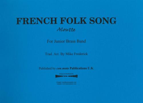 FRENCH FOLK SONG - Parts & Score, Beginner/Youth Band, Con Moto Brass