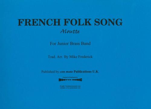 FRENCH FOLK SONG - Score only, Beginner/Youth Band, Con Moto Brass