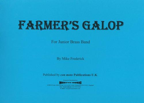 FARMER'S GALOP - Parts & Score, Beginner/Youth Band, Con Moto Brass