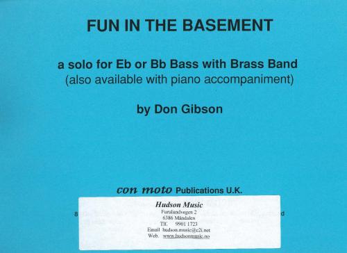 FUN IN THE BASEMENT - Eb.Bass Solo - Parts & Score, SOLOS - E♭. Bass, Con Moto Brass