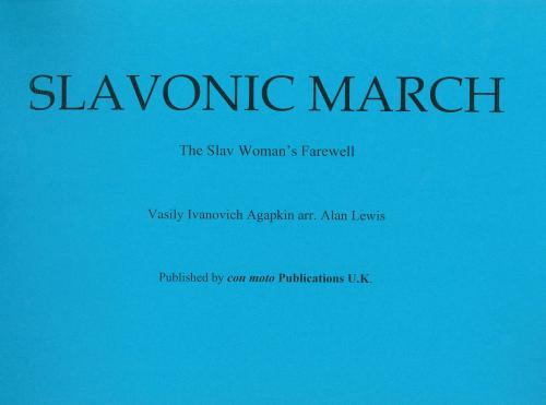 SLAVONIC MARCH - Score only, Con Moto Brass