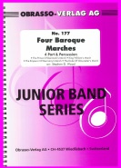 FOUR BAROQUE MARCHES - Parts & Score, Flex Brass, FLEXI - BAND