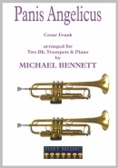 PANIS ANGELICUS - Two Trumpets & Piano accomp., Duets, Michael Bennett Collection