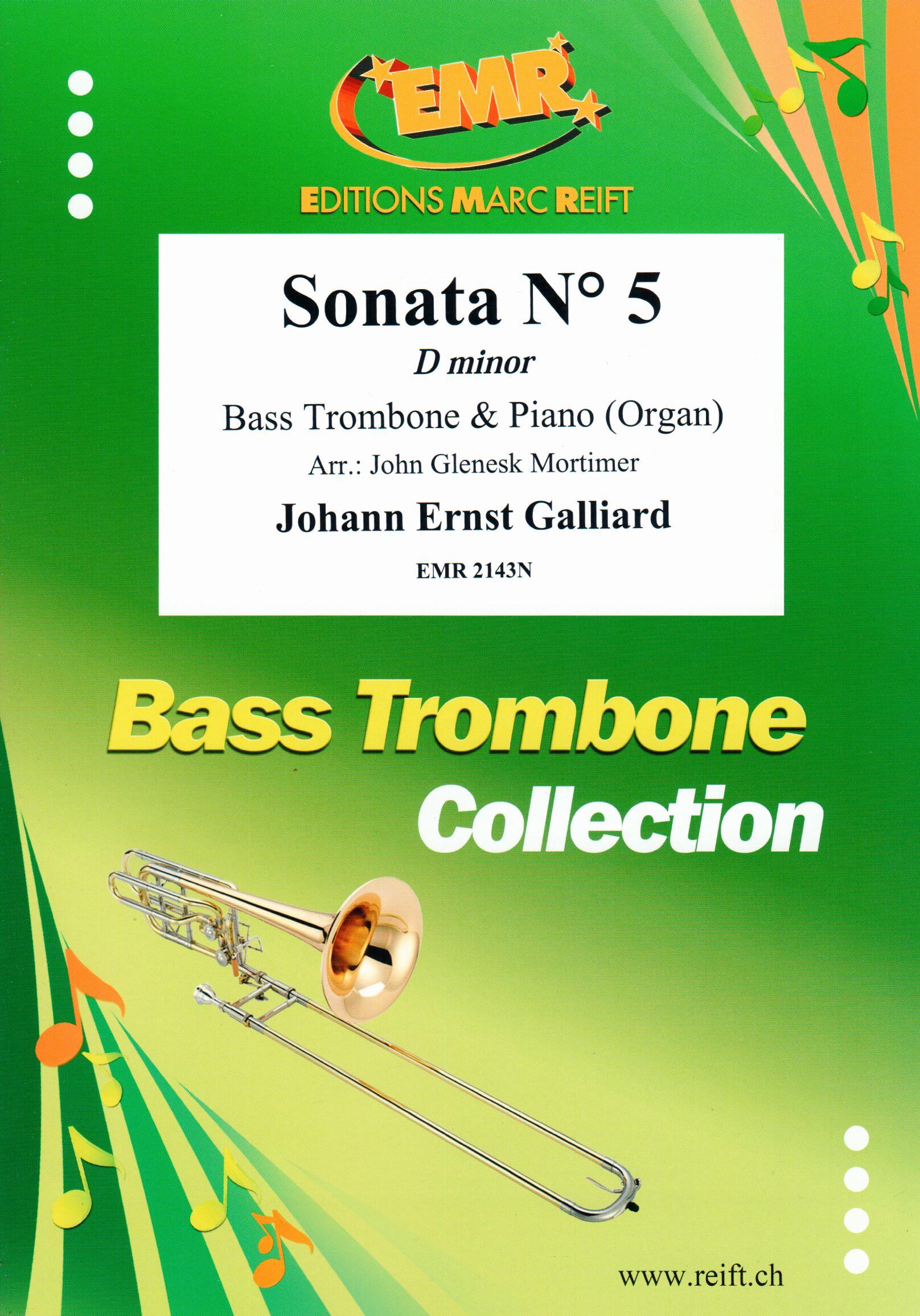 SONATA N° 5 IN D MINOR, EMR Bass Trombone