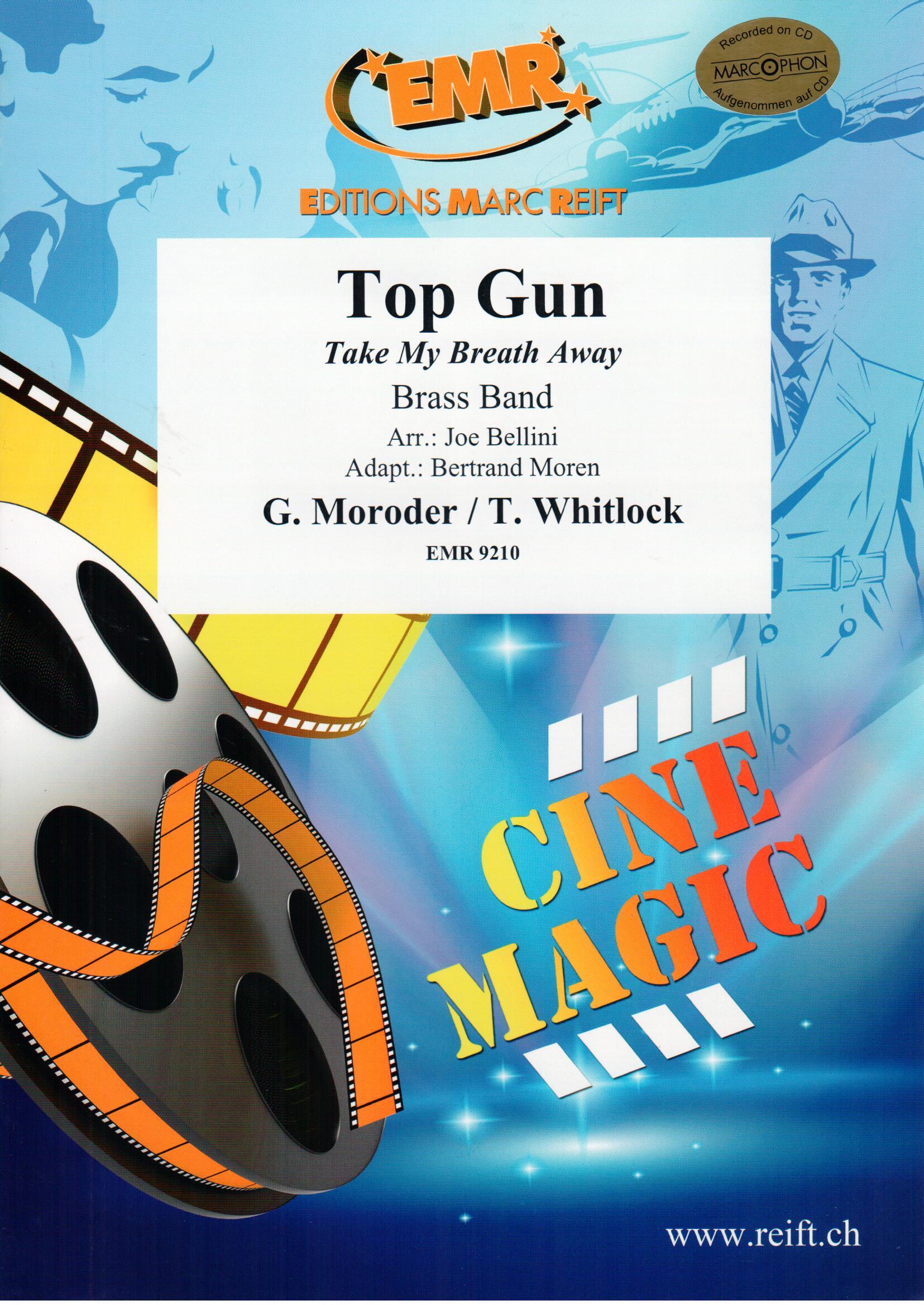 TOP GUN (Take My Breath Away) - Parts & Score, EMR BRASS BAND