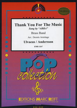 THANK YOU FOR THE MUSIC - Parts & Score, Pop Music