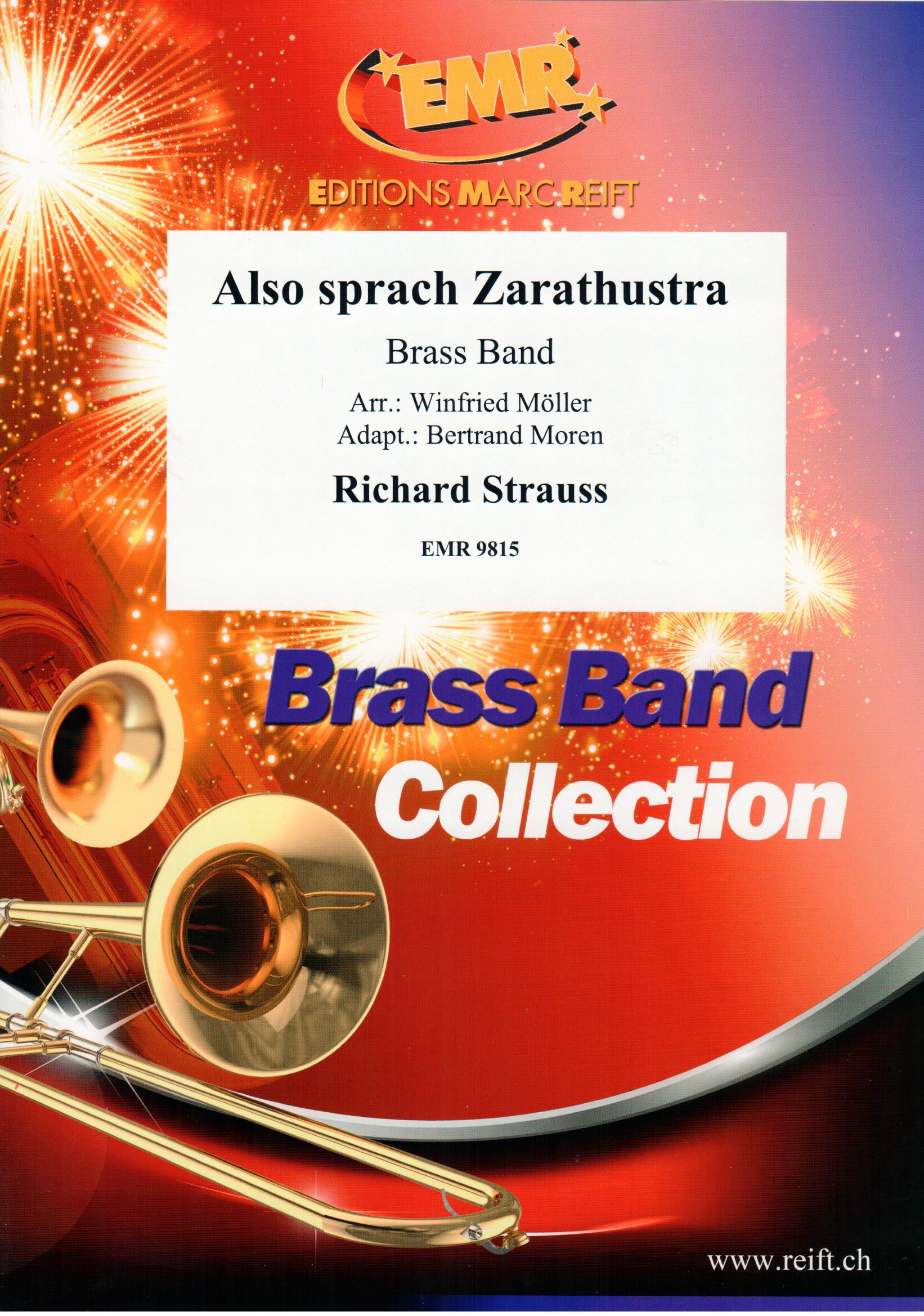 zarathustra fanfare 2001 brass quintet sheet music