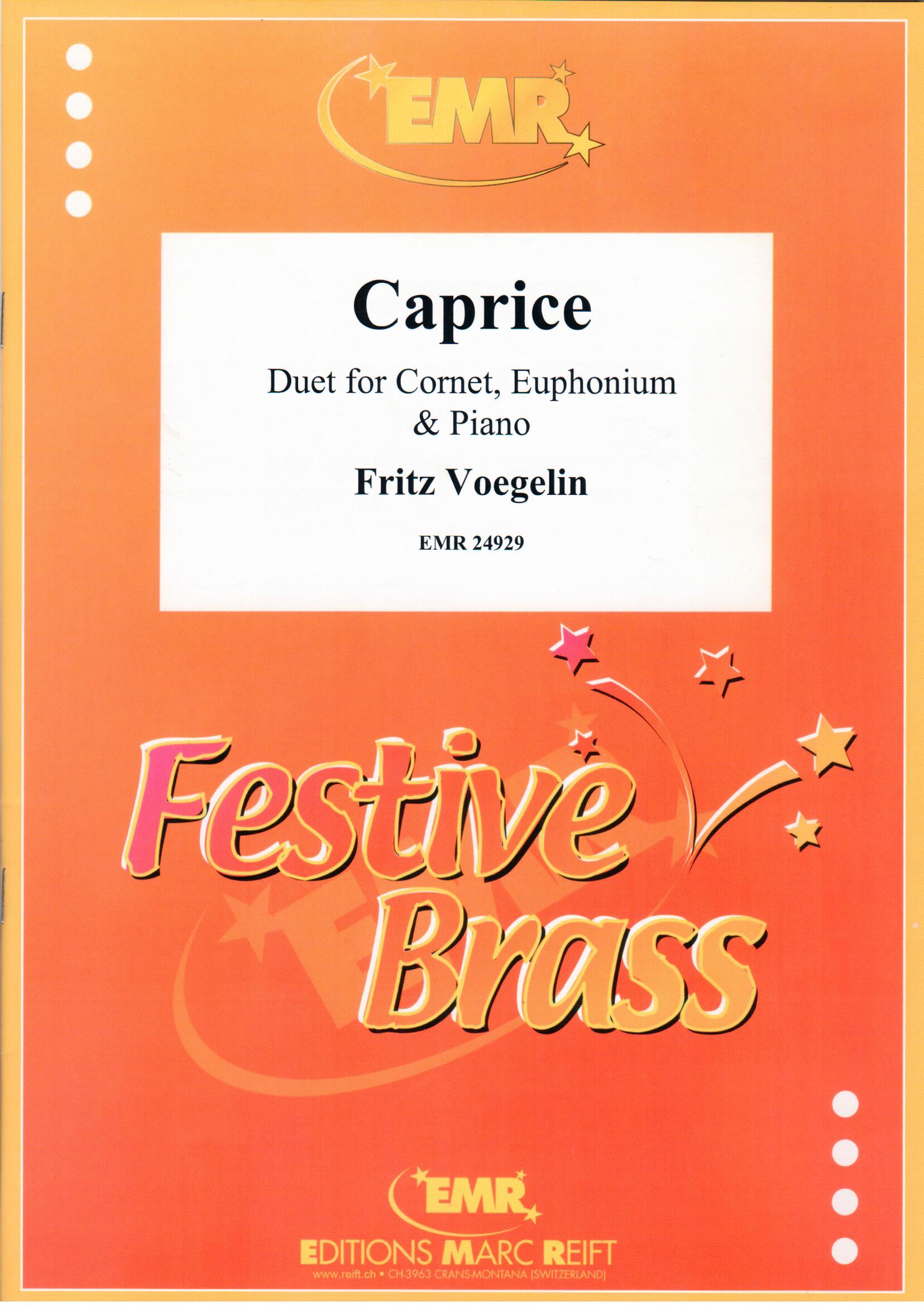 CAPRICE - Cornet/Euphonium and Piano, Duets, SUMMER 2020 SALE TITLES