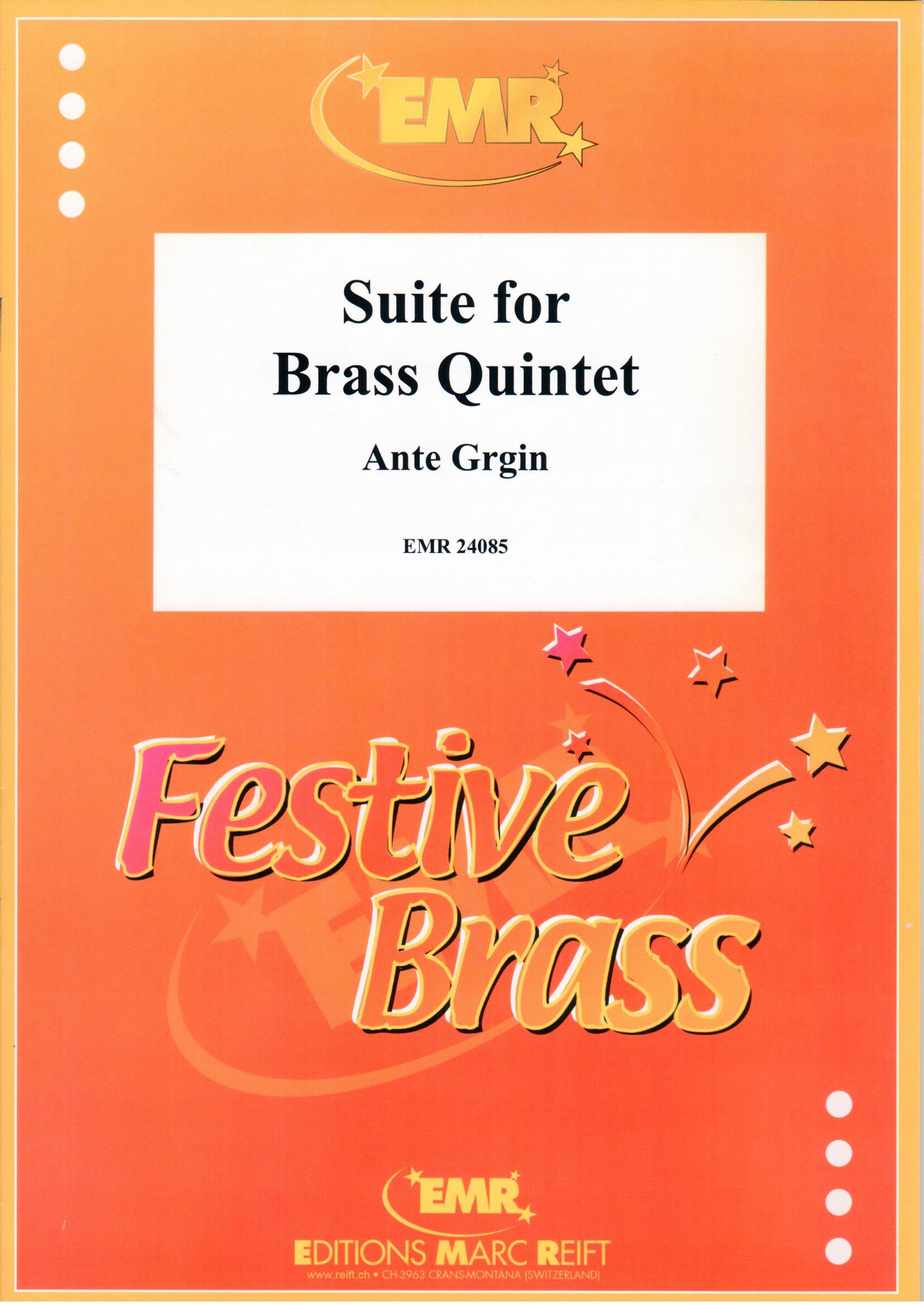 SUITE FOR BRASS QUINTET, Quintets