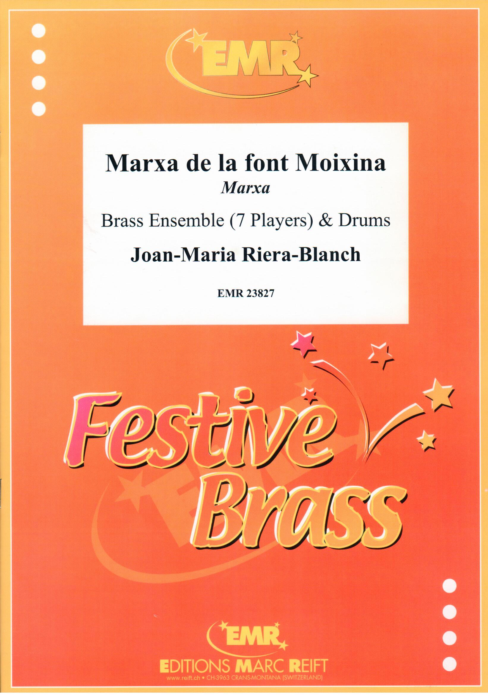MARXA DE LA FONT MOIXINA, Large Brass Ensemble