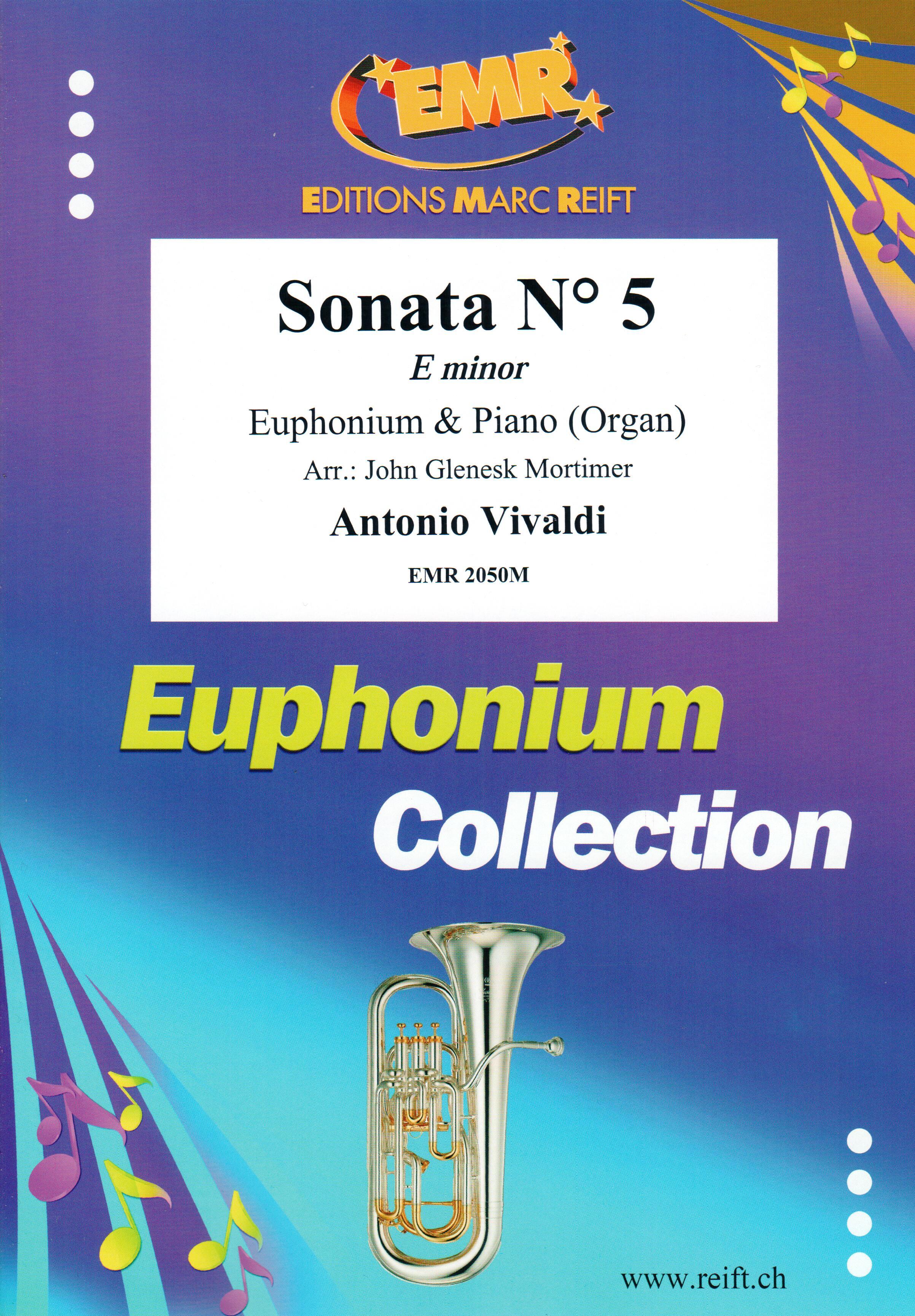 SONATA N° 5 IN E MINOR, SOLOS - Euphonium