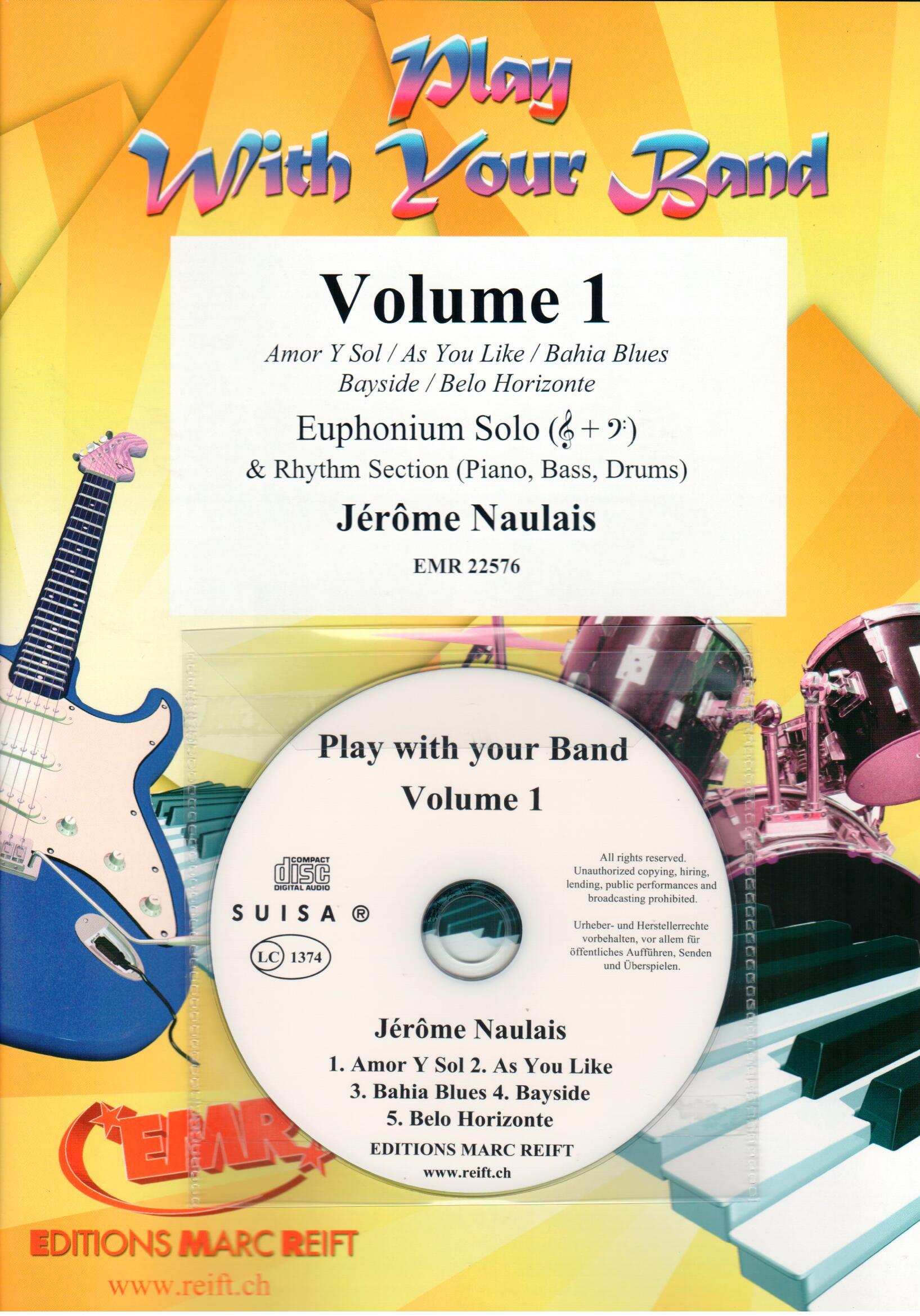 PLAY WITH YOUR BAND VOLUME 1, SOLOS - Euphonium