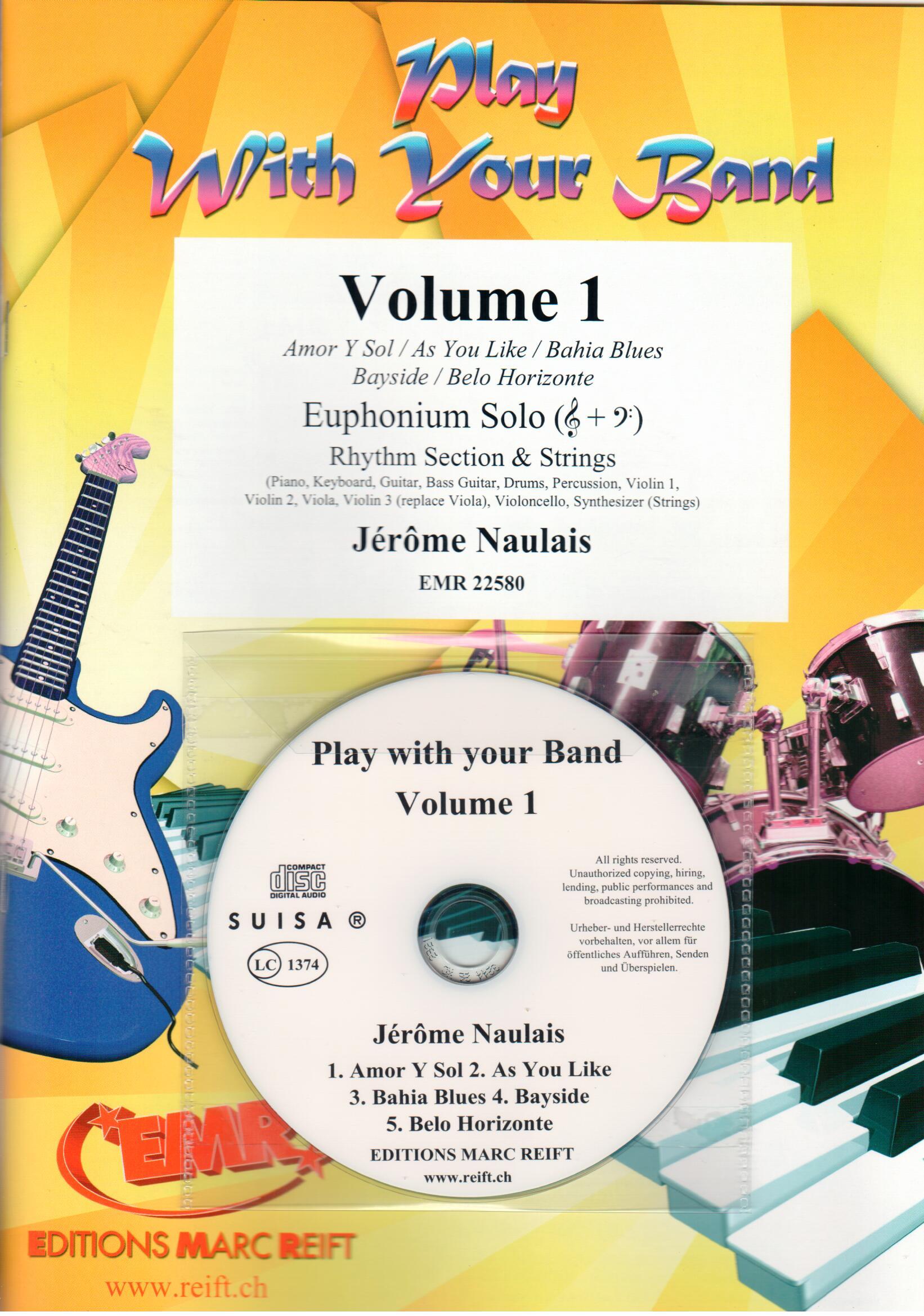 PLAY WITH YOUR BAND VOLUME 1, SOLOS - Euphonium