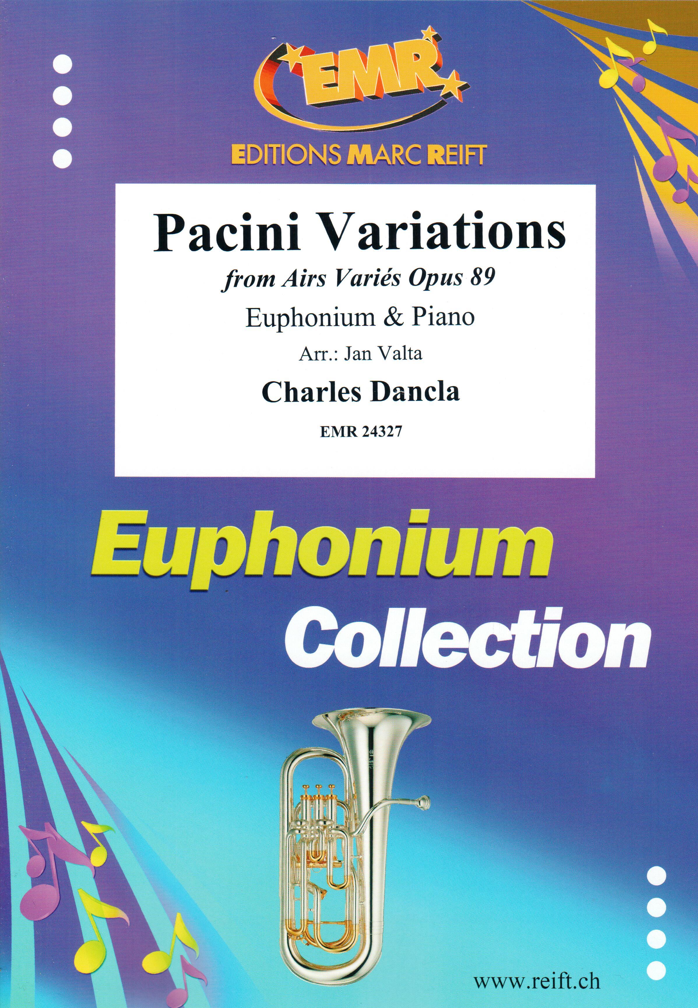 PACINI VARIATIONS, SOLOS - Euphonium