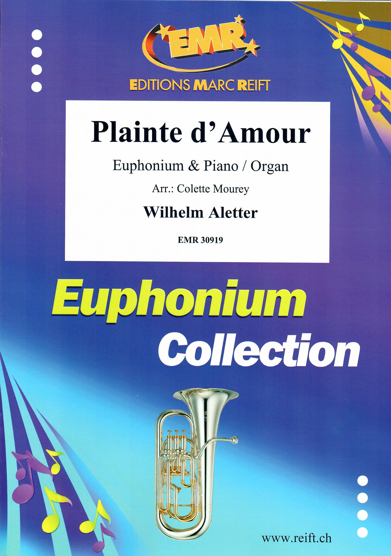PLAINTE D'AMOUR, SOLOS - Euphonium