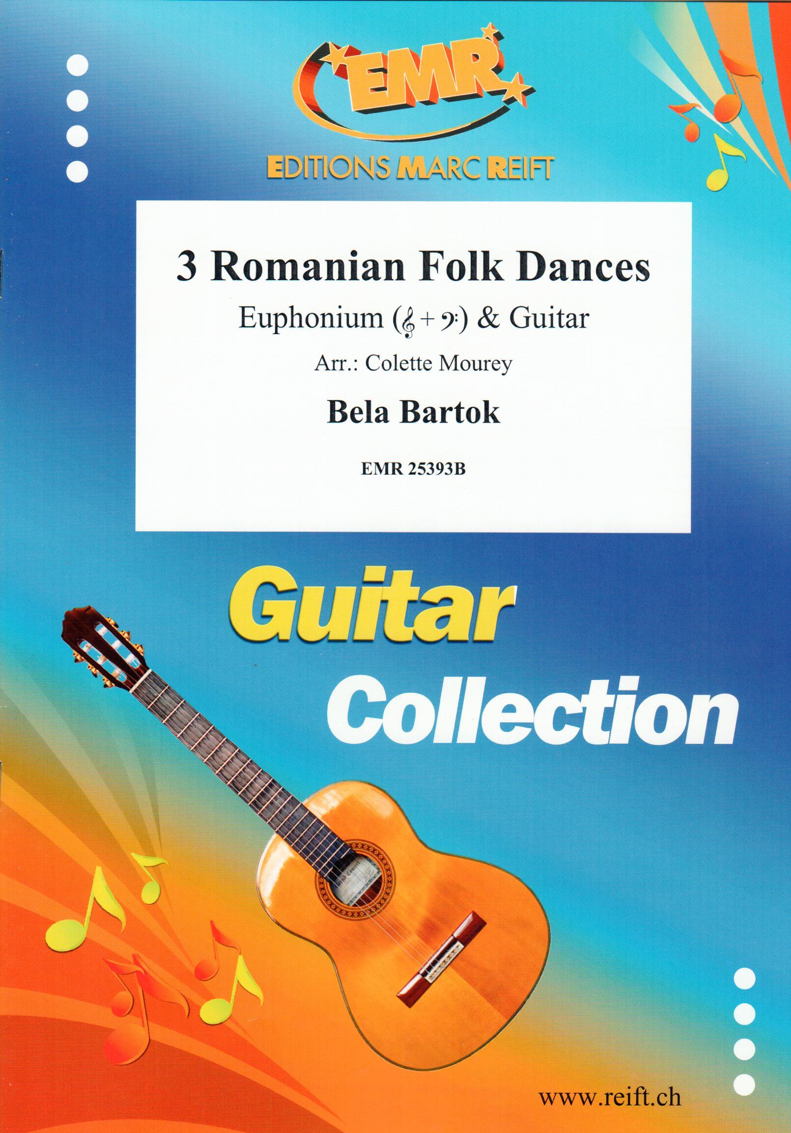 3 ROMANIAN FOLK DANCES, SOLOS - Euphonium