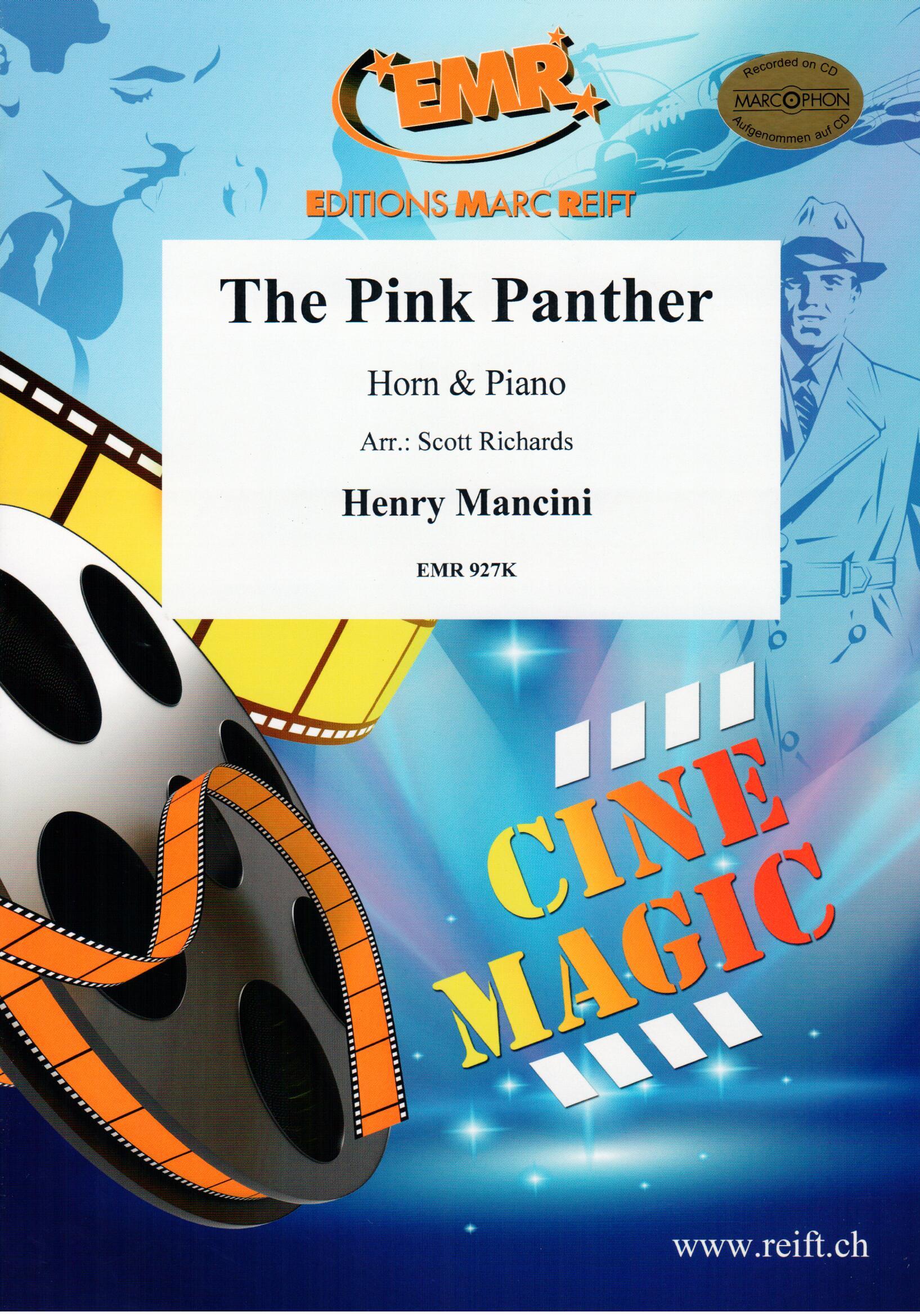 THE PINK PANTHER, SOLOS for E♭. Horn