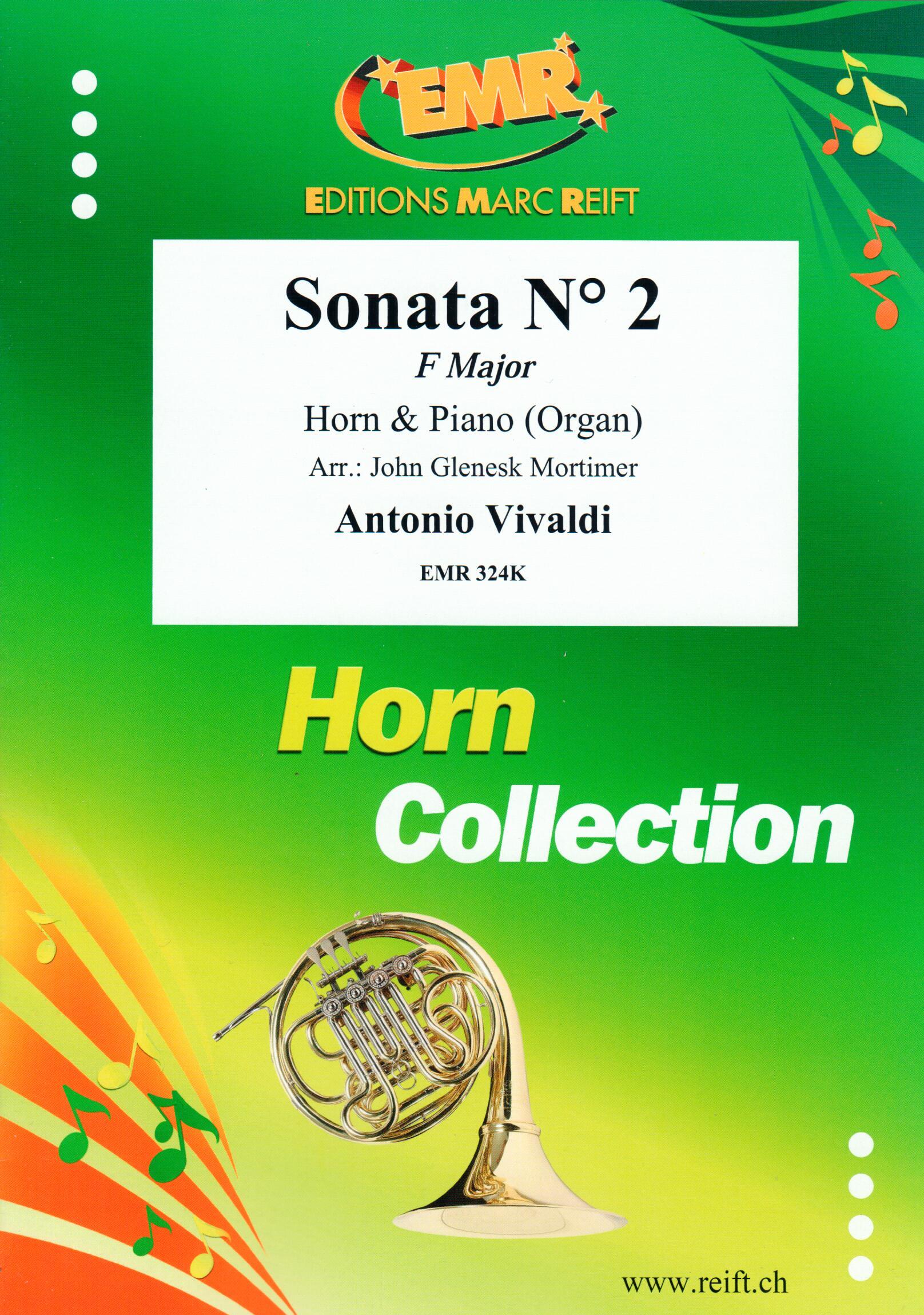 SONATA N° 2 IN F MAJOR, SOLOS for E♭. Horn