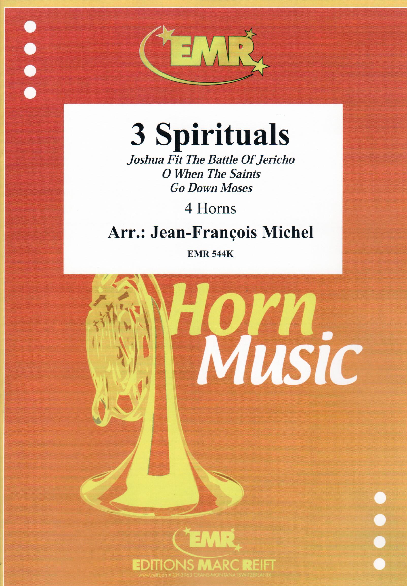 3 SPIRITUALS, SOLOS for E♭. Horn