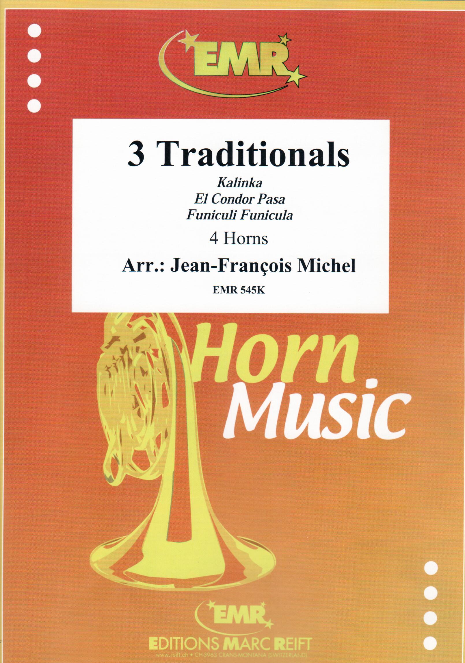 3 TRADITIONALS, SOLOS for E♭. Horn