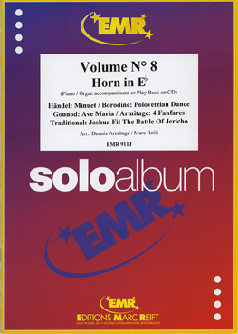 SOLO ALBUM VOLUME 08, SOLOS for E♭. Horn