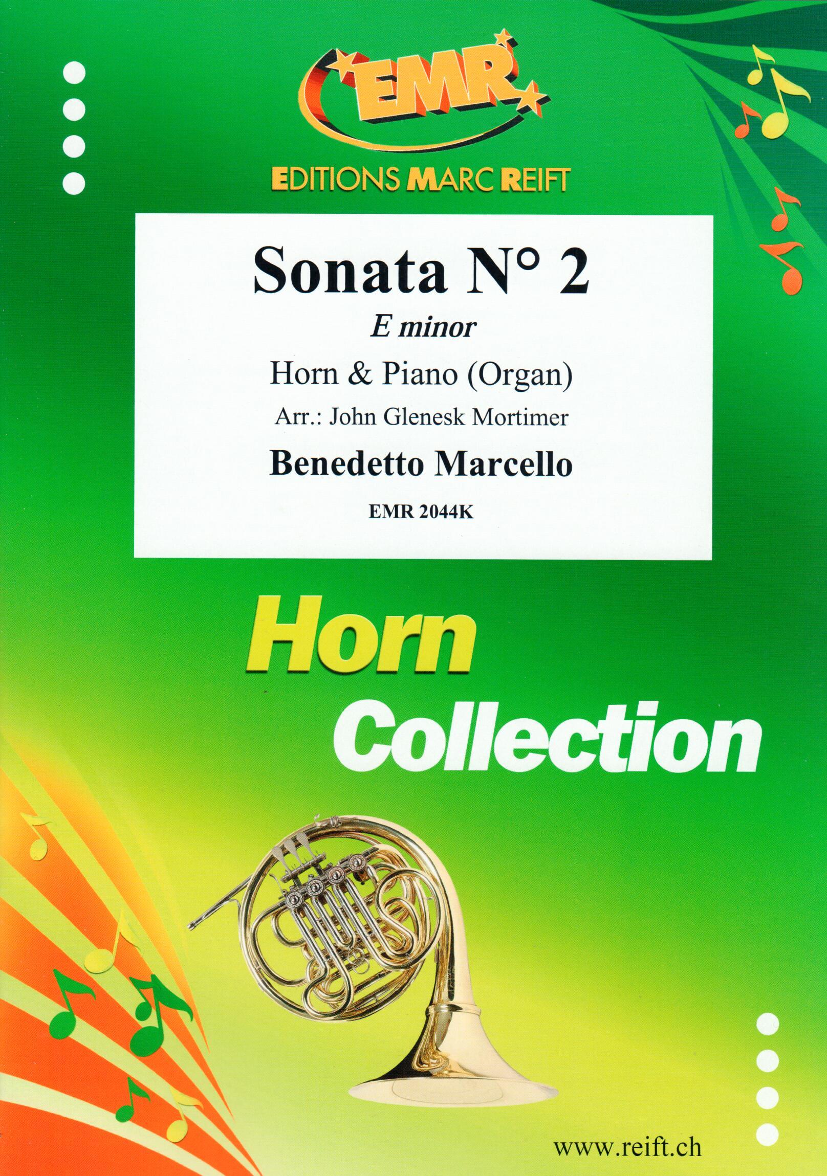 SONATA N° 2 IN E MINOR, SOLOS for E♭. Horn