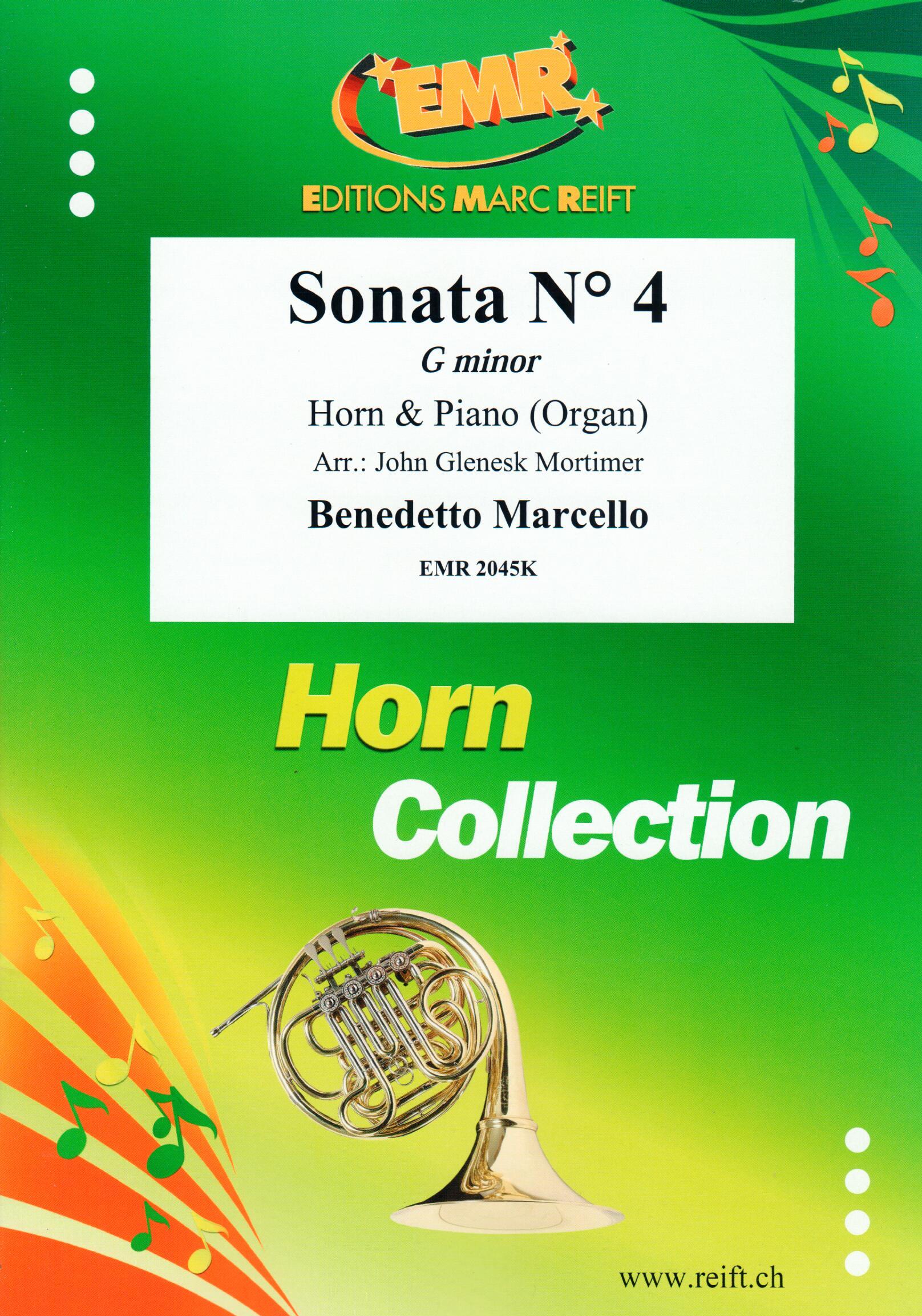 SONATA N° 4 IN G MINOR, SOLOS for E♭. Horn