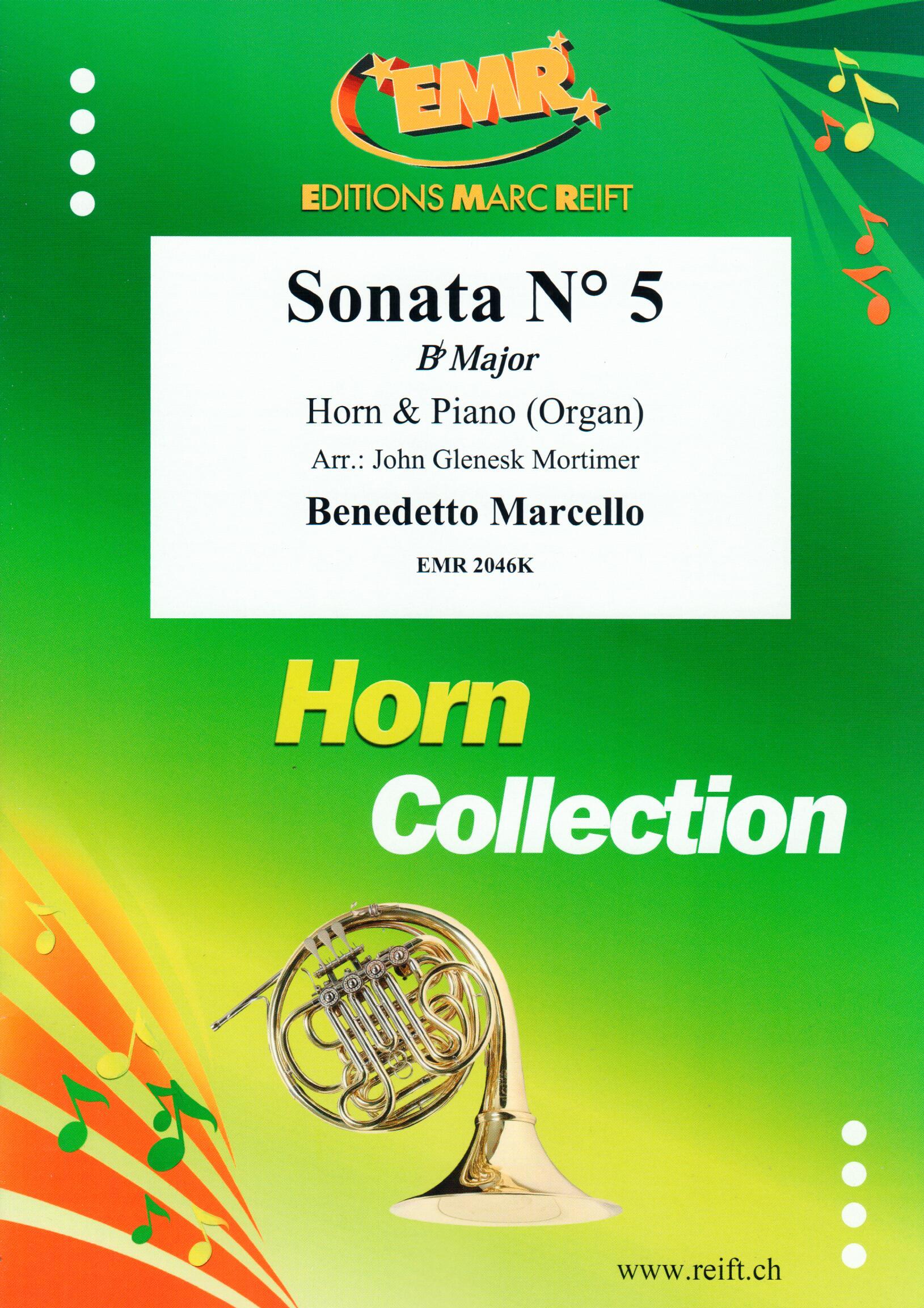 SONATA N° 5 IN BB MAJOR, SOLOS for E♭. Horn