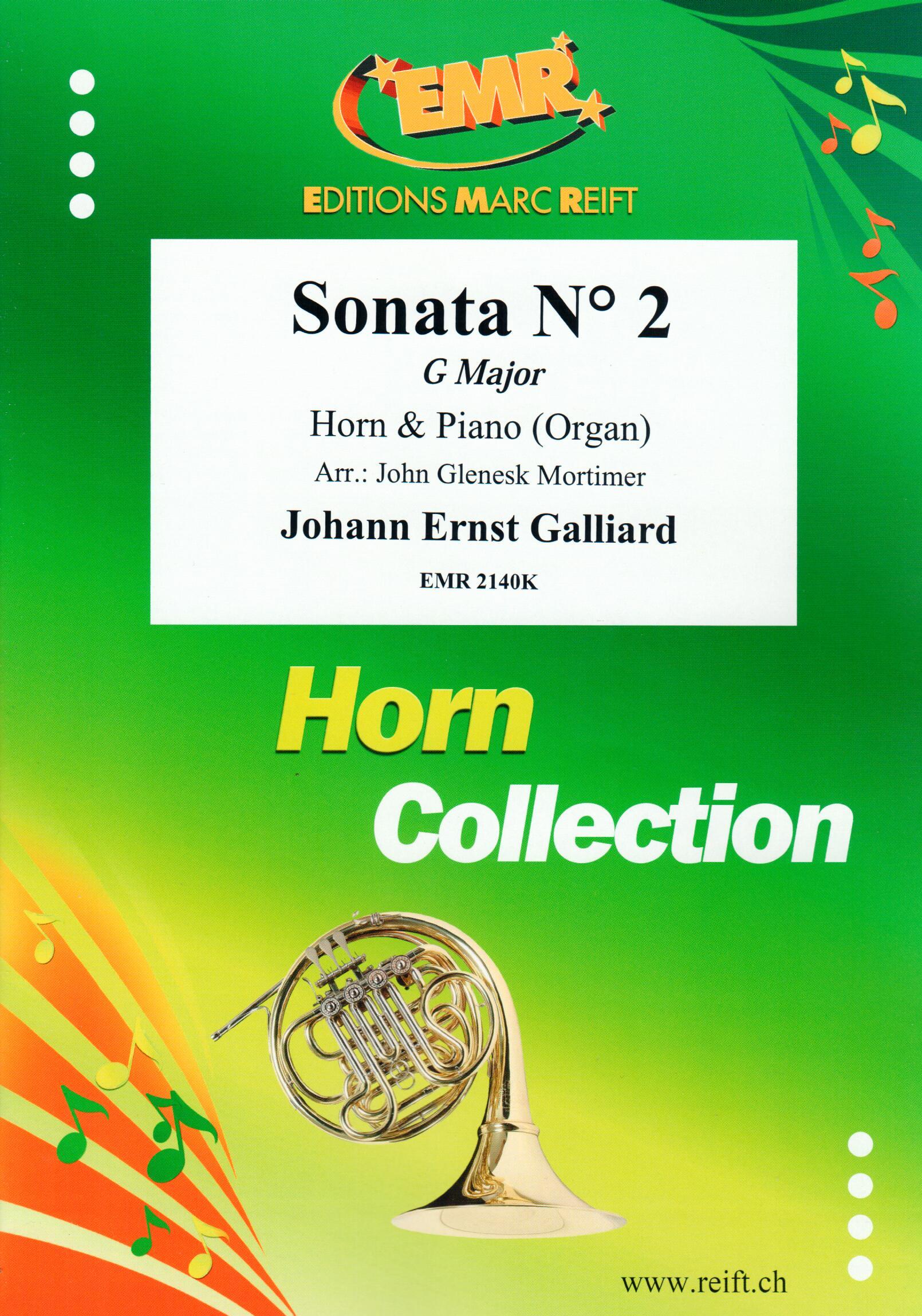 SONATA N° 2 IN G MAJOR, SOLOS for E♭. Horn