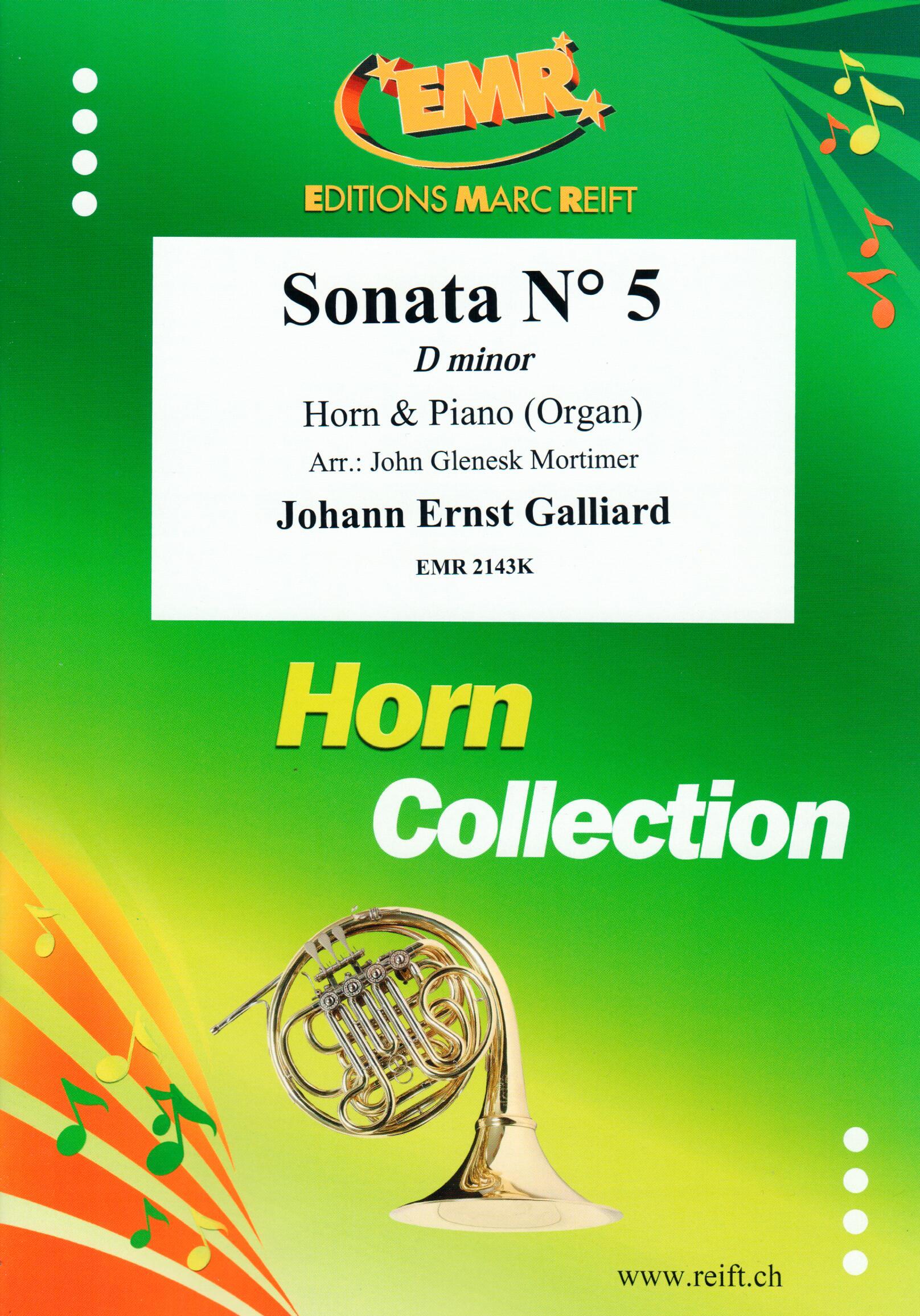 SONATA N° 5 IN D MINOR, SOLOS for E♭. Horn