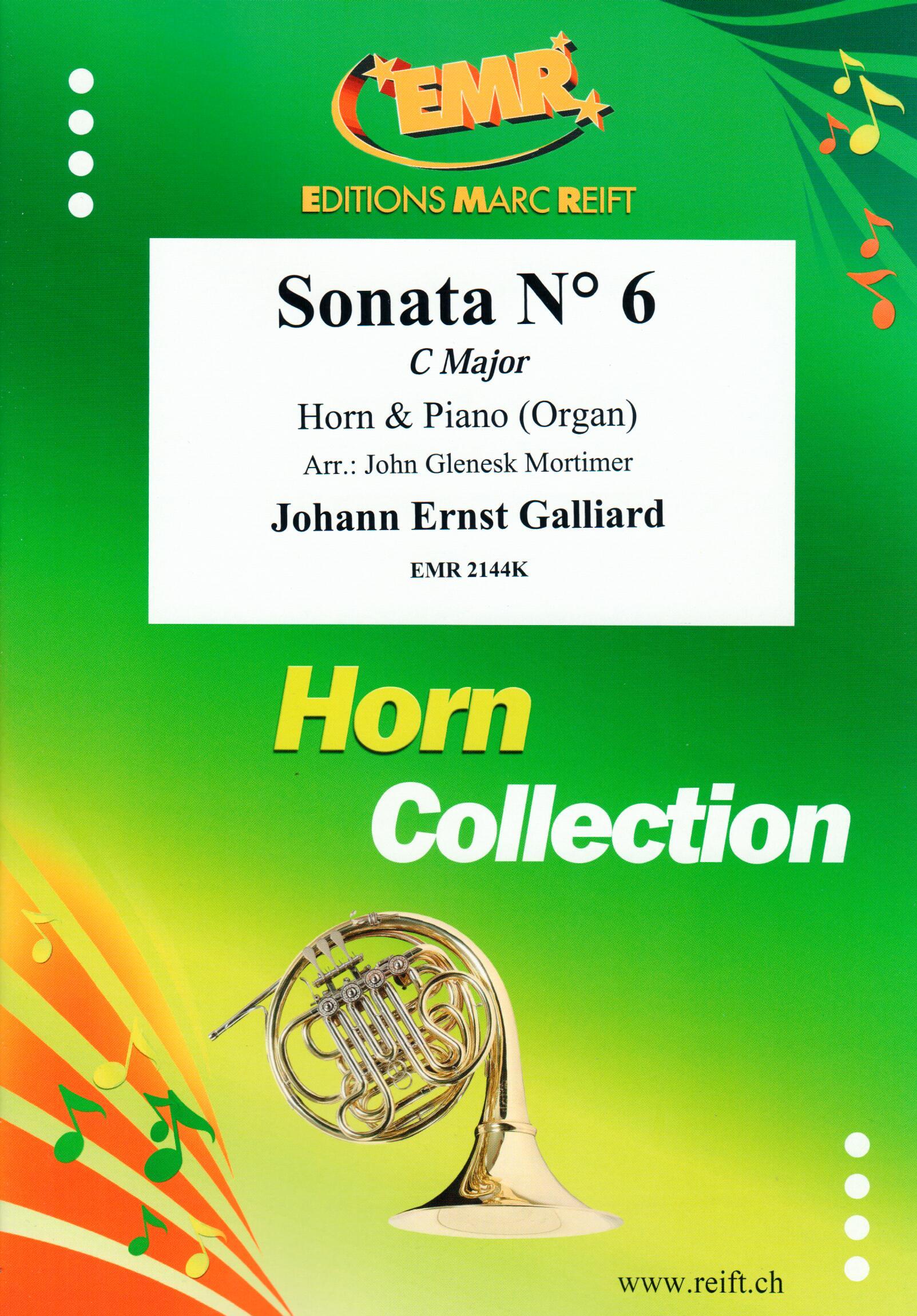 SONATA N° 6 IN C MAJOR, SOLOS for E♭. Horn