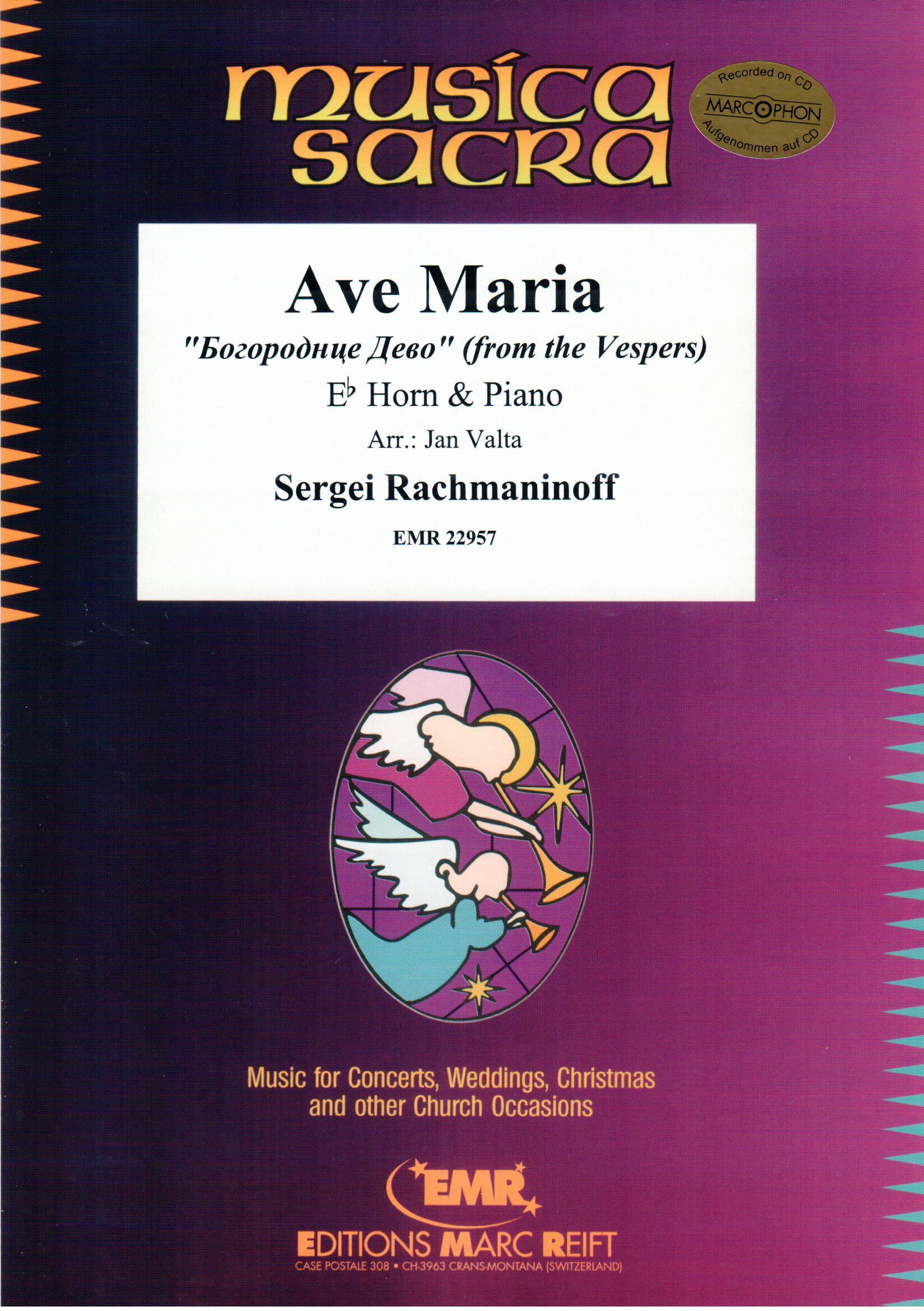 AVE MARIA, SOLOS for E♭. Horn