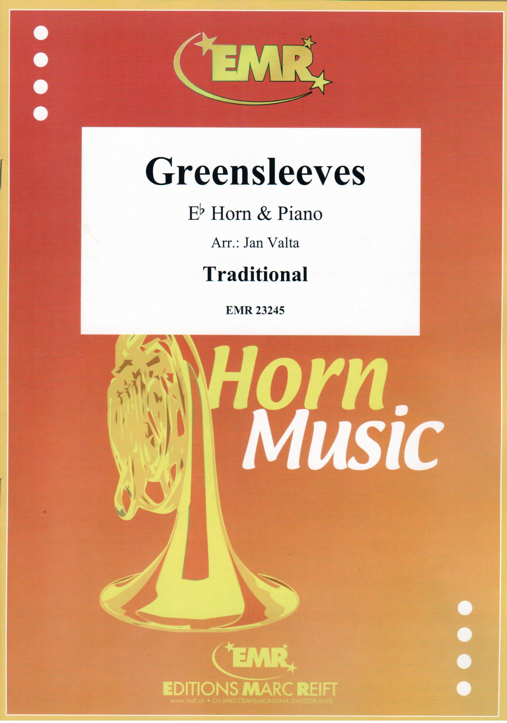 GREENSLEEVES, SOLOS for E♭. Horn