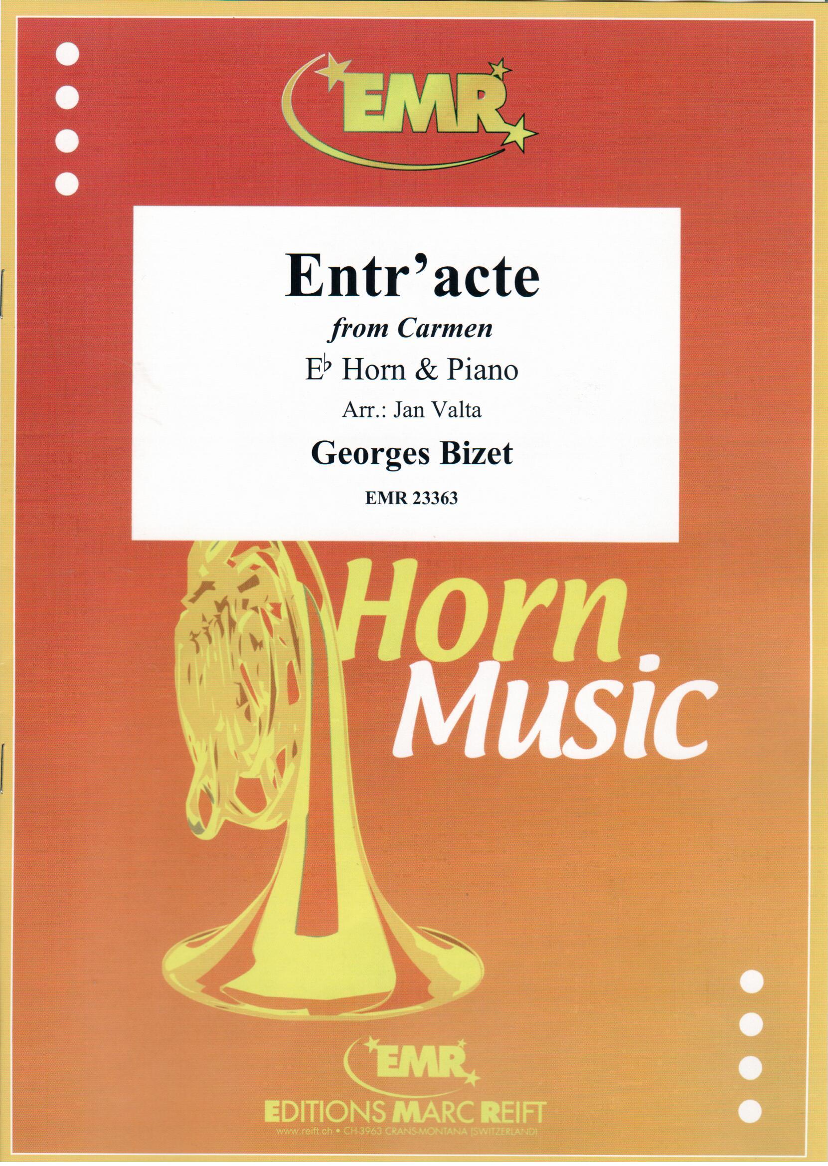 ENTR'ACTE, SOLOS for E♭. Horn