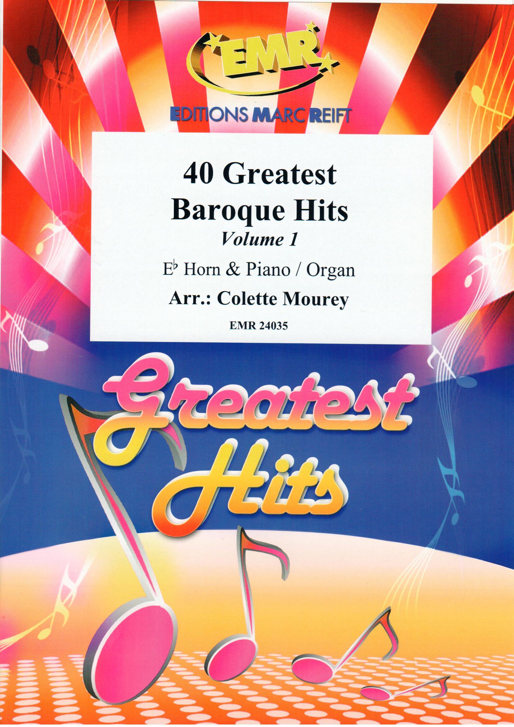 40 GREATEST BAROQUE HITS VOLUME 1, SOLOS for E♭. Horn