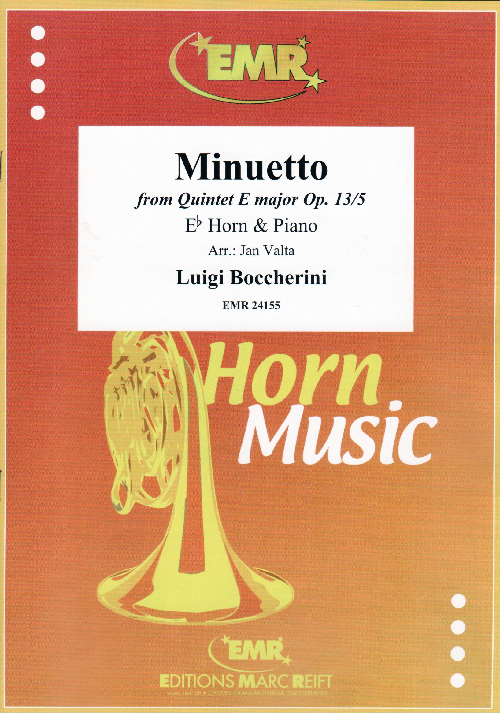 MINUETTO, SOLOS for E♭. Horn