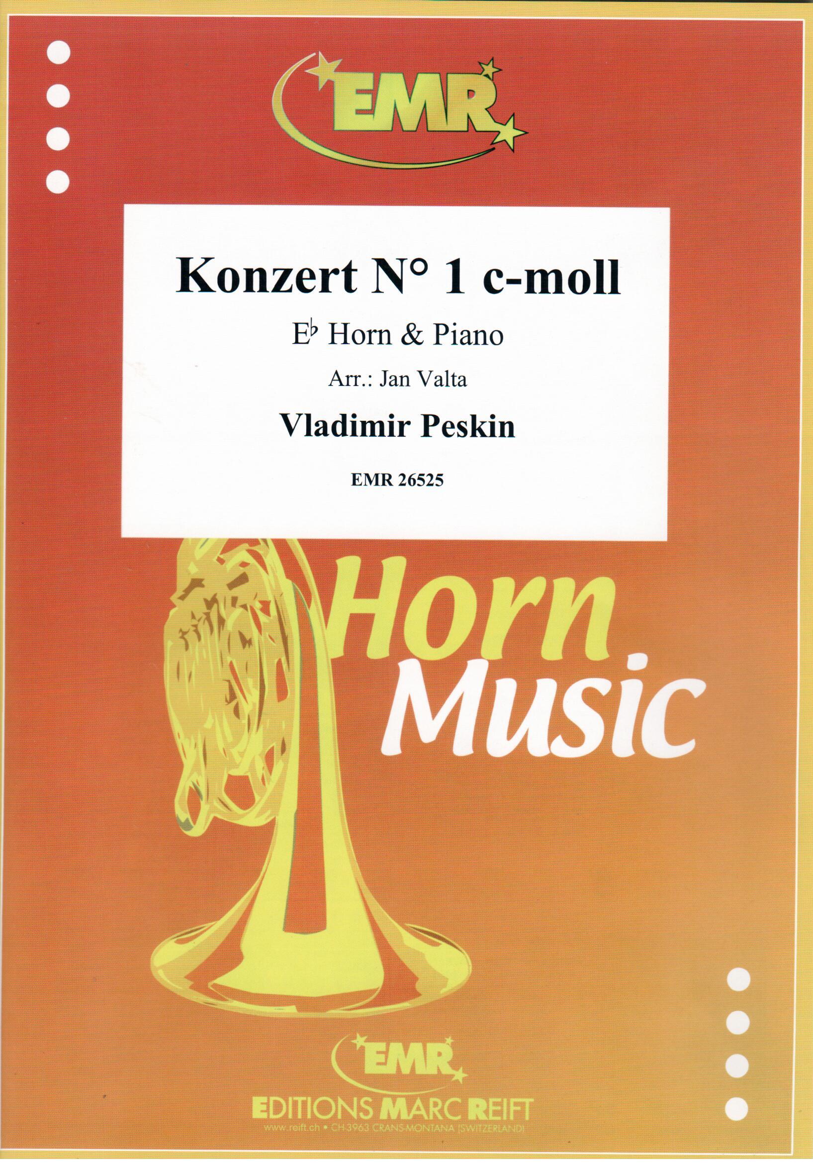 KONZERT N° 1 C-MOLL, SOLOS for E♭. Horn