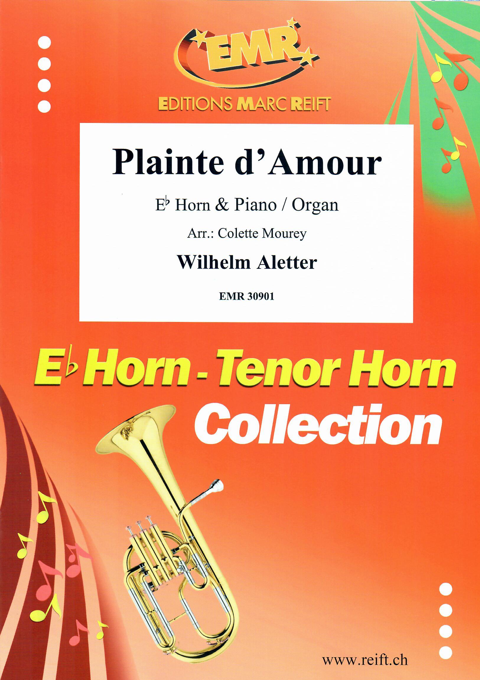 PLAINTE D'AMOUR, SOLOS for E♭. Horn