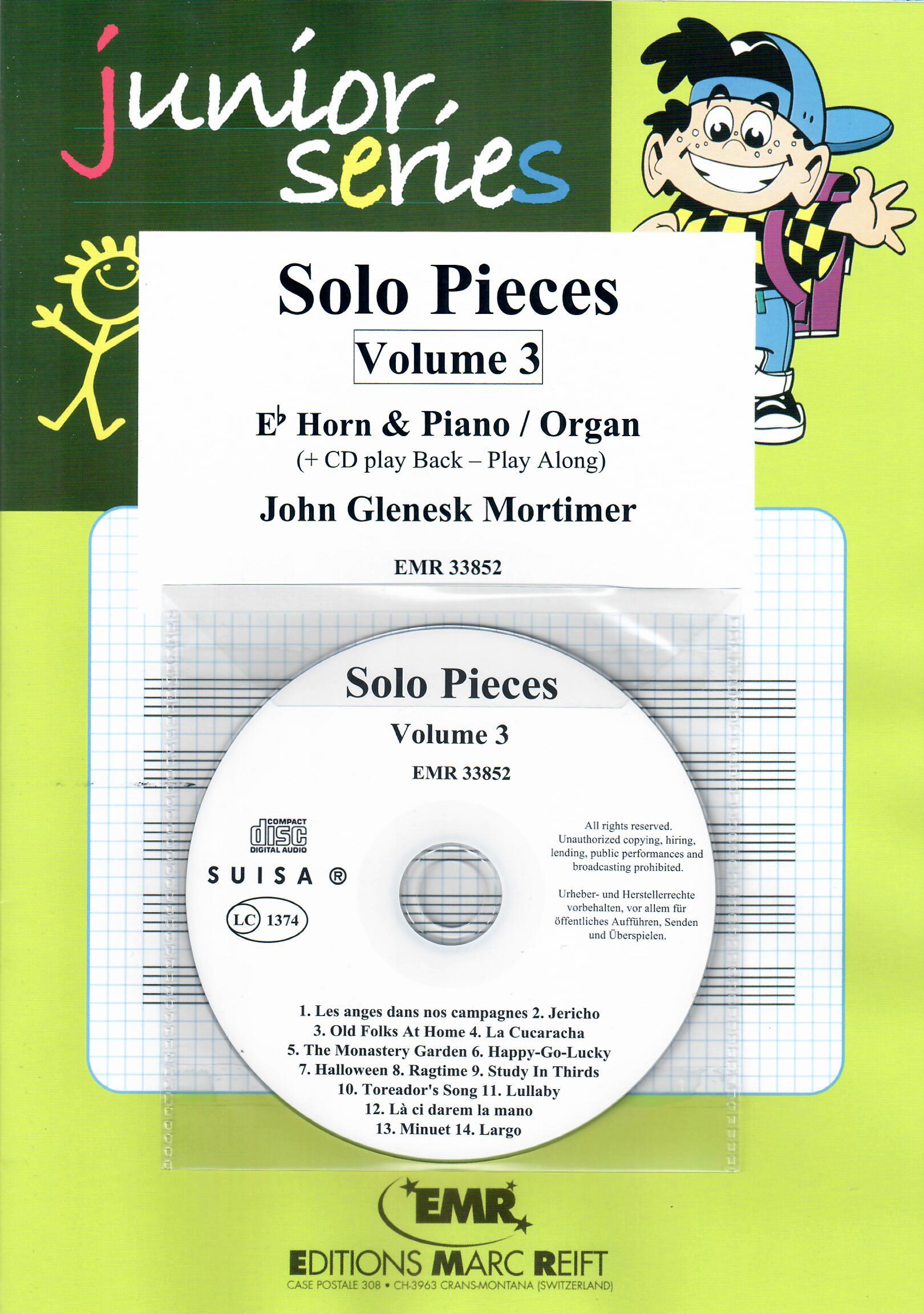 SOLO PIECES VOL. 3, SOLOS for E♭. Horn